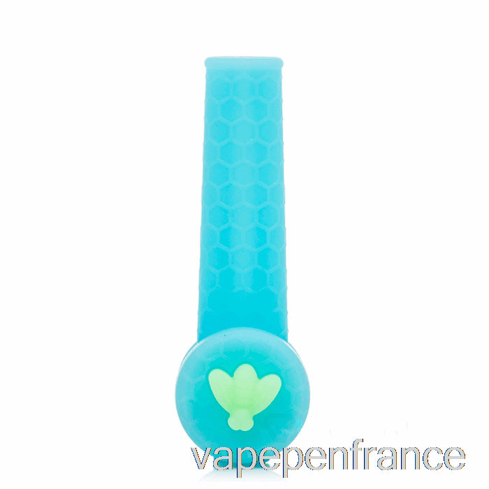 Tuyau En Silicone Stratus Trio Bleu Uv (bleu Uv / Abeille Verte Uv) Stylo Vape